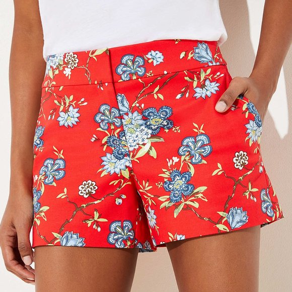 LOFT Pants - Loft Vine Riviera Short in Strong Red Size 6